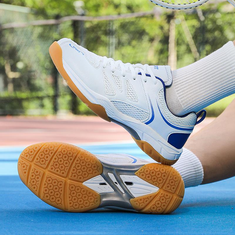 Men's Badminton Training Shoes Breathable Mesh Competition Sports Shoes Comfortable Running Shoes PU Net Cloth Sports sneakers