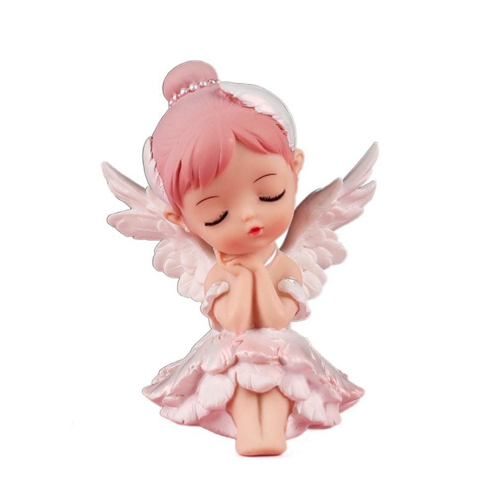 Angel Girls Statue Creative Desktop Decor Ornaments Ballet Girl Figurines Home Decoration