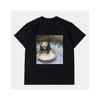 Graphic T-Shirts  Fashion Streetwear Milk Face Cat Meme Print T Shirt Weird Humor Funny Cat Summer Short Sleeved Harajuku