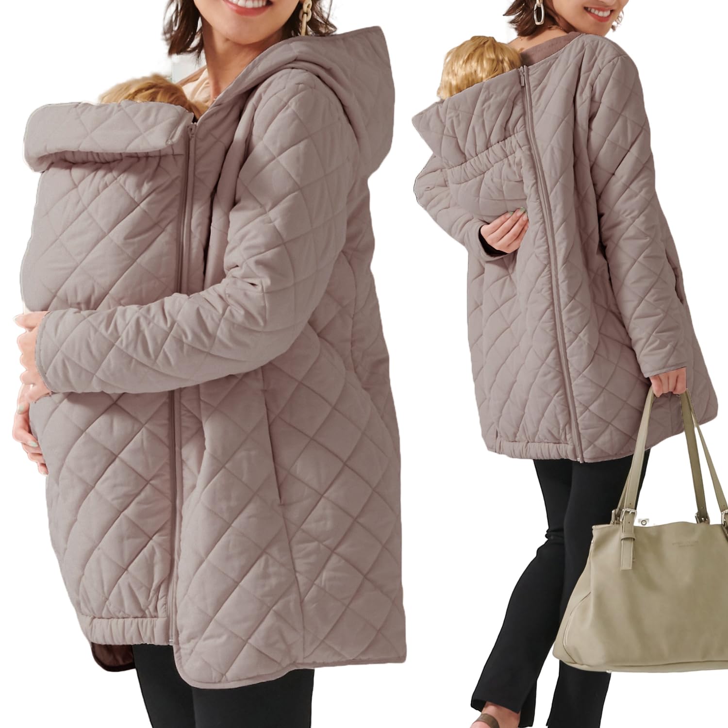 

Sweet Mommy Mommy Water Stroller F Greige [Sweet Mommy] Пальто, обнимашки, стеганое, репеллент, утка, чехол, муфта для ног, с капюшоном,