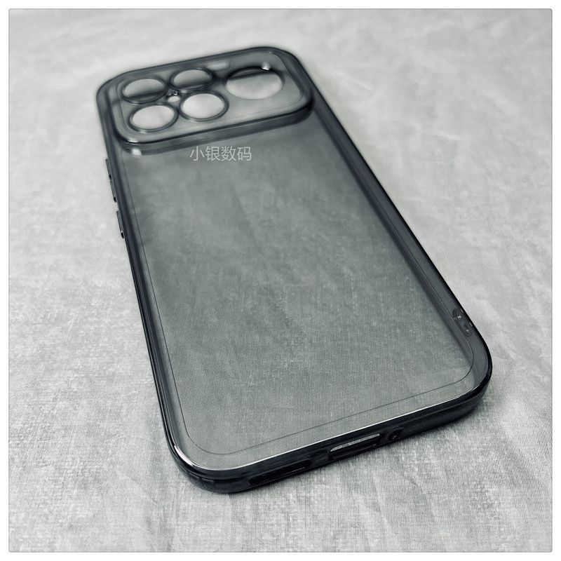 For Xiaomi Poco F8 Ultra Case Simple Clear Black Anti Fingerprint Soft Protect Phone Cover For Poco F8Ultra F8 Pro Shell Bumper