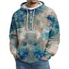 Men's Knit Hooded Sweatshirt Casual Long-Sleeve Sweatshirt
