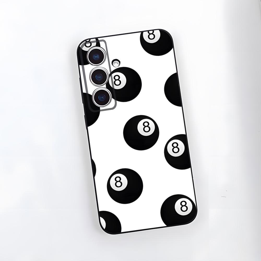 

Billiard Fashion Number 8 Phone Case For Samsung A25 A13 A33 5G A54 A36 A35 A56 A52 A14 Shockproof Soft Cover Samsung A14
