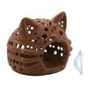 Betta Fish Accessories Aquarium Shrimp Cave, Cat Head Hideout with Suction Tank Cave for Small Cup, Decorative Tanks Decoration Shelter