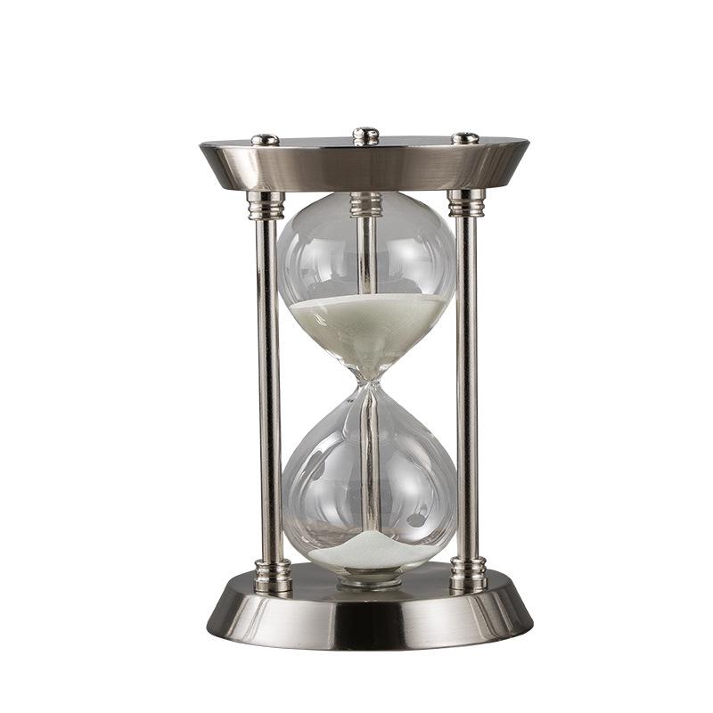Bronze Hourglass Timer: 3/15/30/60 Min Study & Business Gift