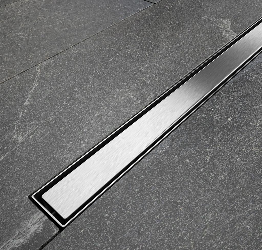 VIRGO 360 DUO 80 chrome linear drain Besco
