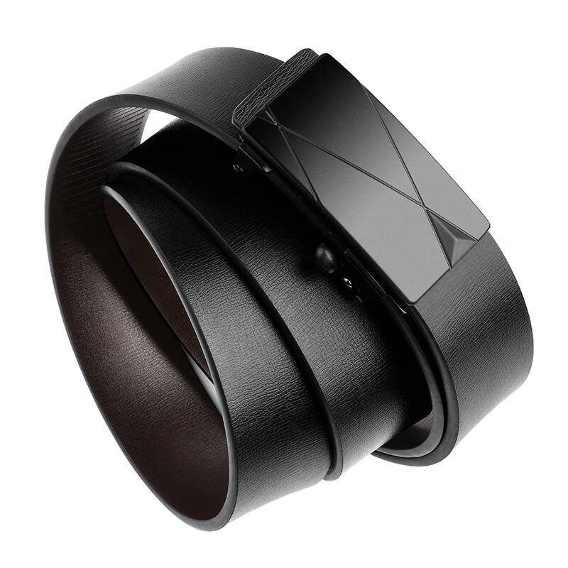 Men's Automatic Buckle Leather Belt