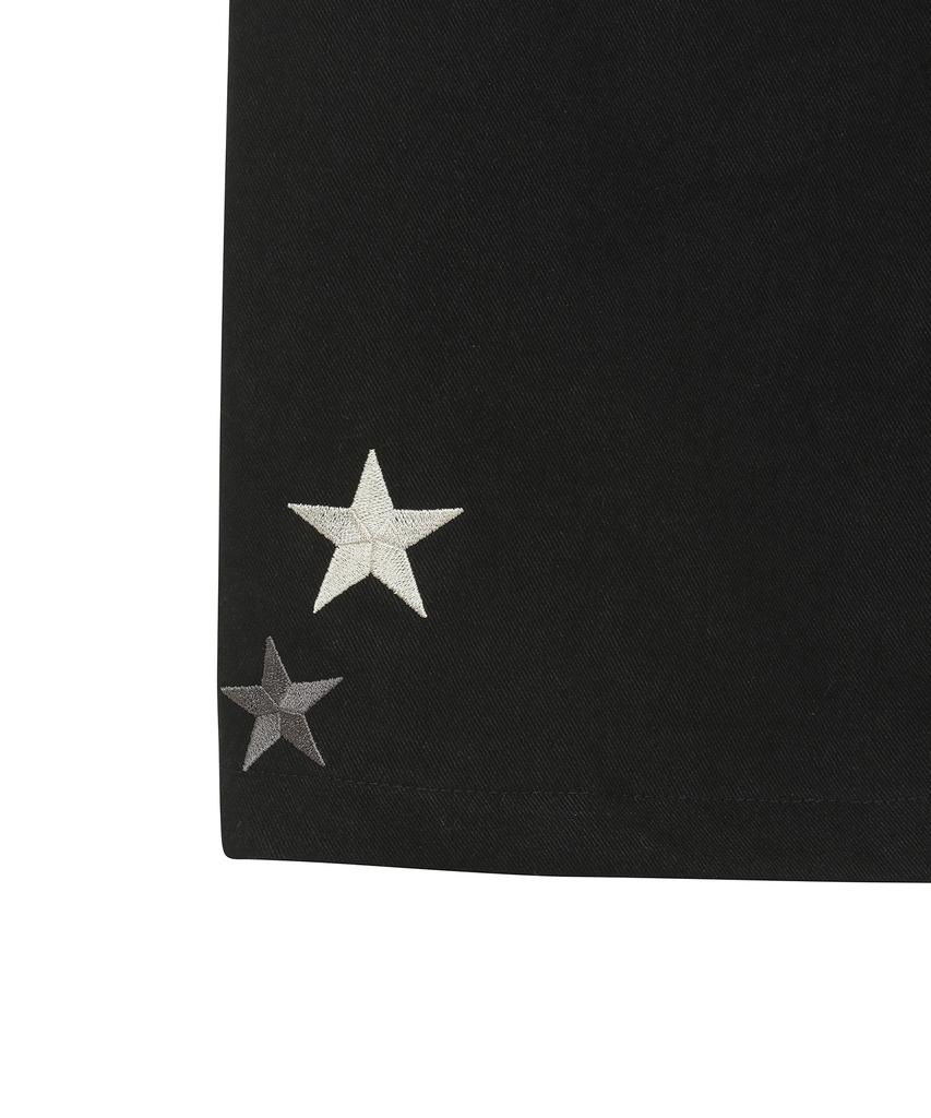 BAUF Star Symbol Bermuda Pants [Black]