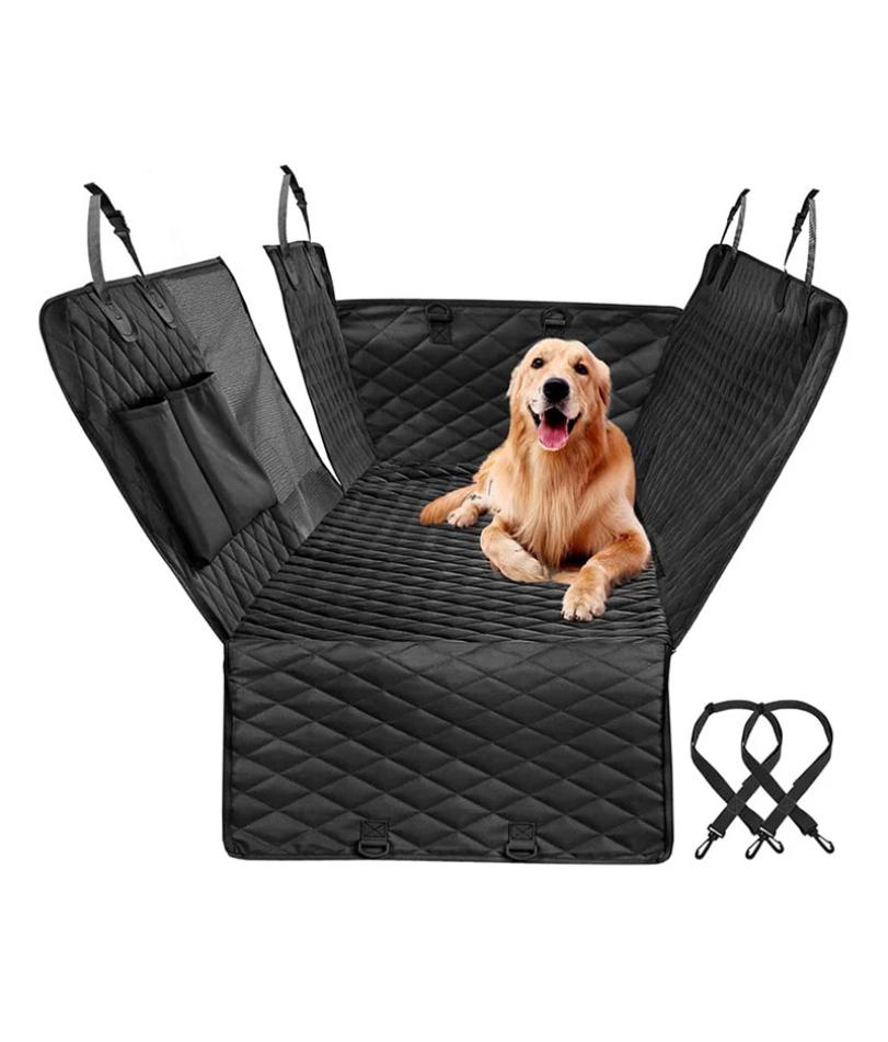 143×153CM Double Zipper Car Pet Seat Pad Waterproof Dirt Resistant Suitable Multiple Models Solid Color Cars Rear Seats Cushion
