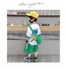 Boys' Summer Cartoon Short-Sleeve Fashion Set 2025 - Trendy Small & Medium Sizes