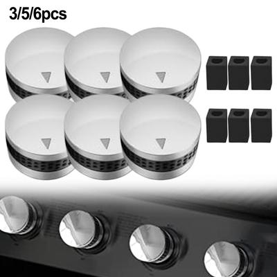 3/5/6PCS Premium Gas Grill Control Knobs Replacement For BBQ Gas Stove Switch Knob Barbecue Accessories Switch Knob