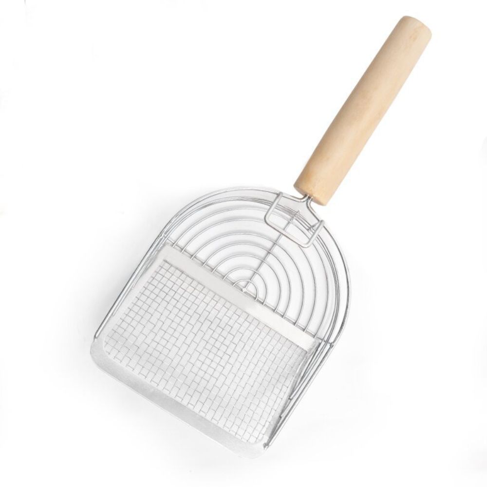 With Wooden Handle Cat Litter Scoop Non-Stick Cat Cleaning Tools High Quality Cat Poop Shovel