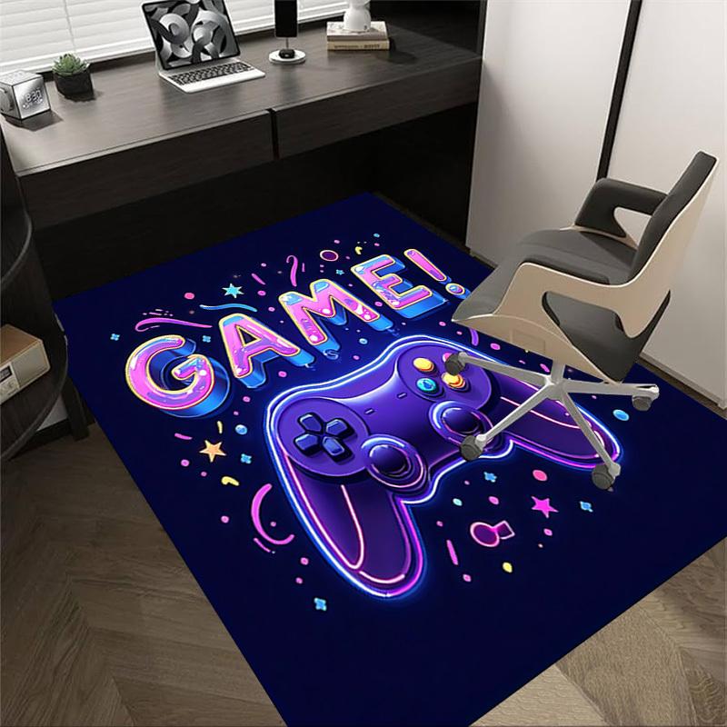 1PC game controller Extra Large Non Slip Floor carpet, Office, family, bedroom, Studio Large Area Rug Indoor Rugs