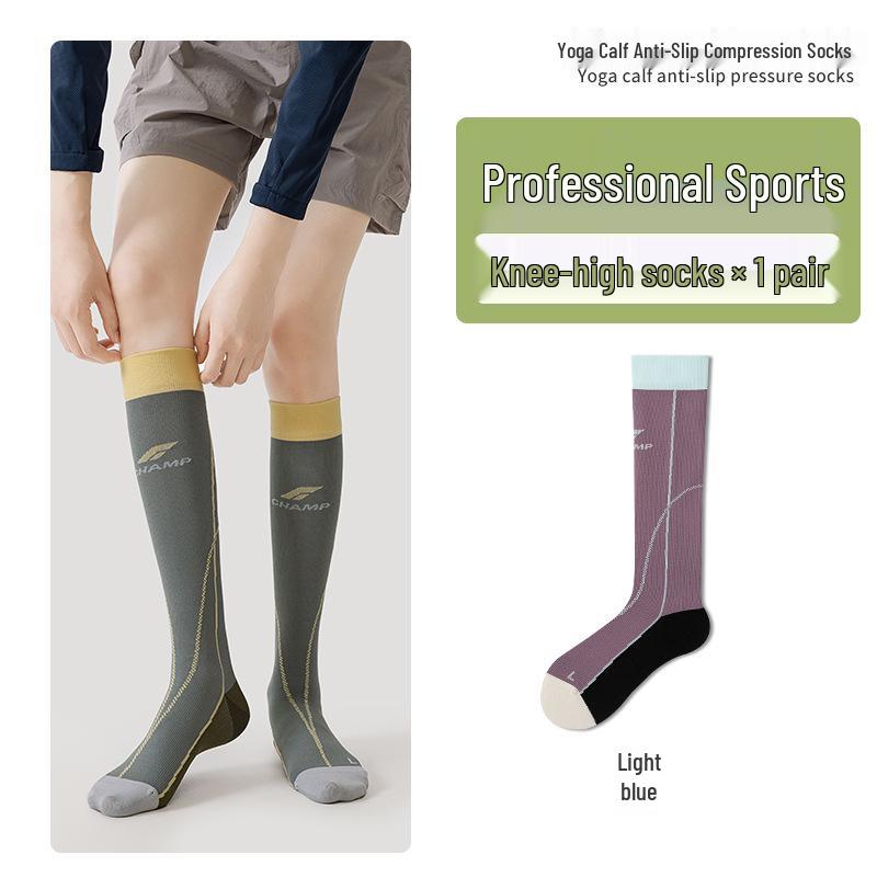 Damen Kompressions-Wadensocken für Pilates, Yoga, Laufen, Sport und Seilspringen