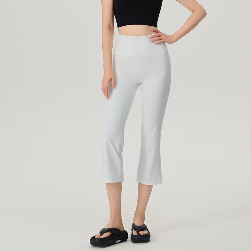 Women s Summer Wide Leg Pocket Flare Yoga Pants S