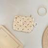 Kids Cute Corduroy Coin Purse with Key Ring Small Wallet Zipper Credit Card Holder