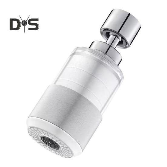 

Фильтр для воды для крана для раковины, вращающийся на 360 градусов, 2 режима, универсальный, простой в установке, смягчитель жесткой водопроводной воды, фильтр для воды, кухонные принадлежности белый