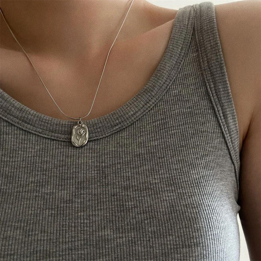 Vintage Mode Einfache Vergoldete Schlangenkette Imitation Perlen Anhänger Halskette Für Frauen Weiblich Boho Mehrstufiger Schmuck Geschenk