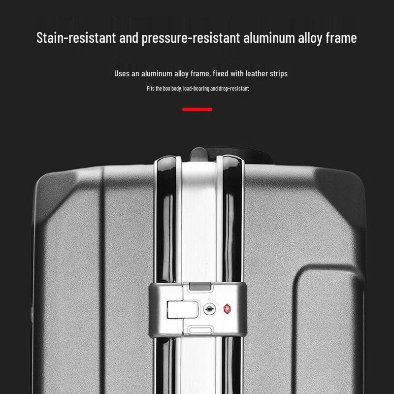 Changbaosen Durable Aluminum-Frame Hardshell Spinner Suitcase