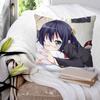 Takanashi Rikka Animation Take On Me Pillow Case Square Pillow Bedroom Sofa Leisure Comfort Cushion Living Room Home Decoration