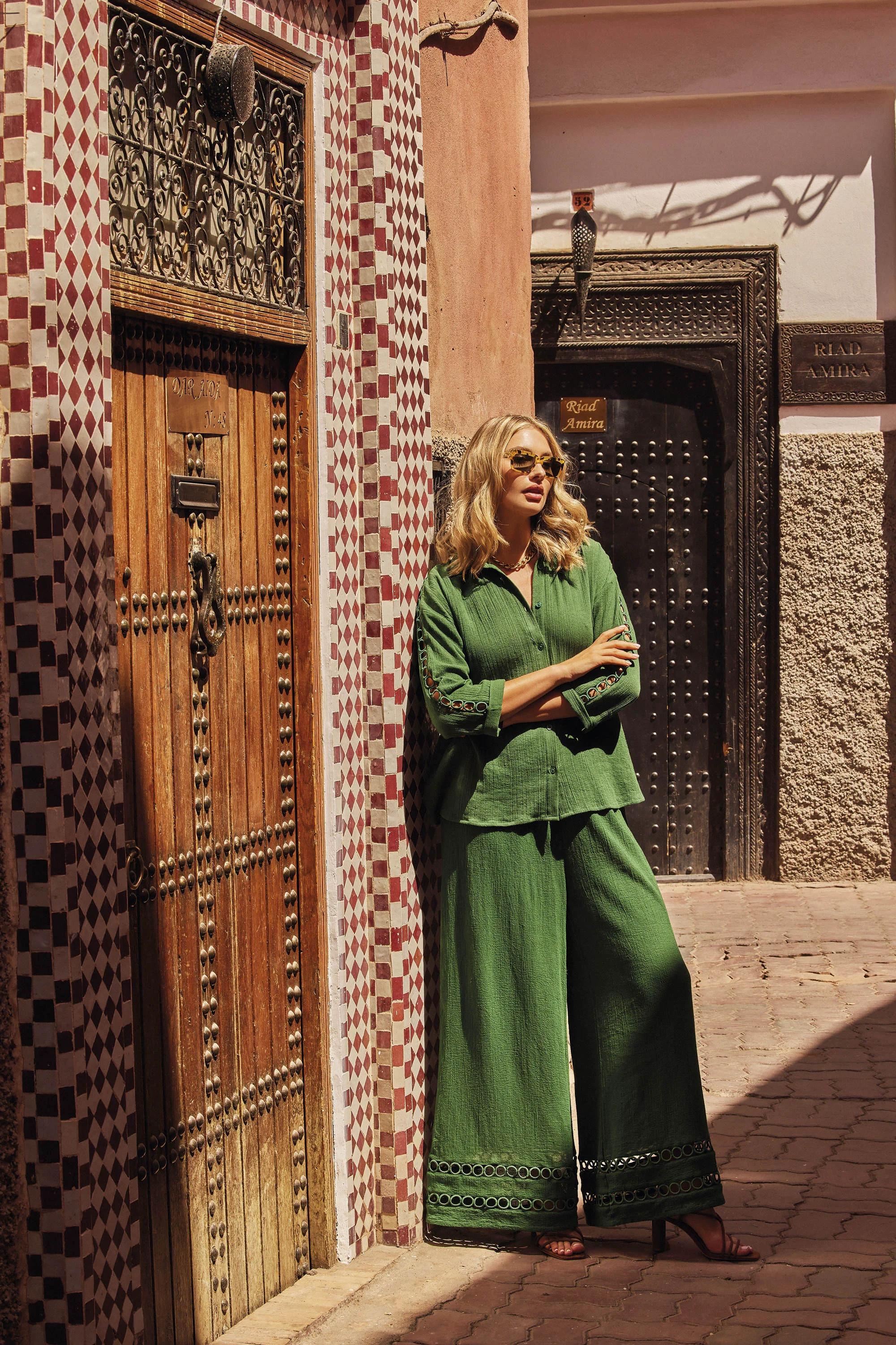 

Блуза Iconique (86865) 44(M) зелений