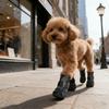 4PCS/SET Adjustable Waterproof Dog Boots High-top Breathable Anti-Slip Dog Shoes Wear-Resistant Pet Rain Boots Easy To Wear