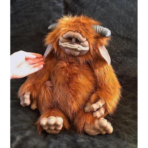 Labyrinth Ludo Baby Doll Red Bigmouth Animal Plush Doll Ornaments