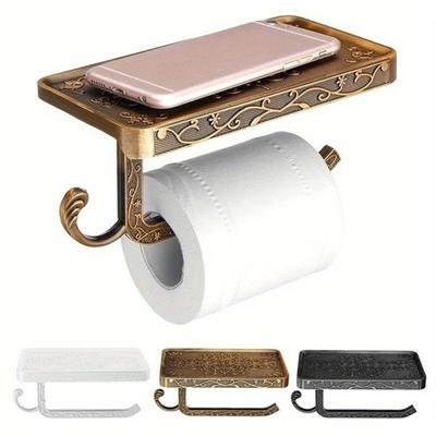 Toilettenpapierhalter Wandmontage Vintage Klassisches Badezimmer Antikes Messing Rollentaschentuchbox Badezimmerzubehör