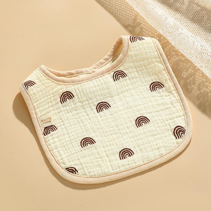 Baby Cotton Bib & Scarf Set - Infant Triangle Design