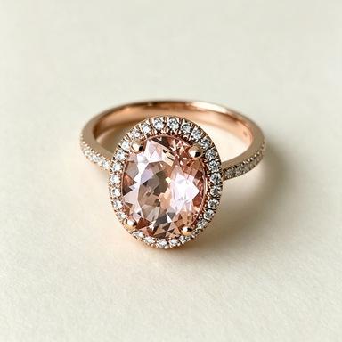 Luxury Oval Gemstones Champagne Crystal Zircon Diamonds Rings for Women Rose Gold Color Jewelry Bijoux Bague Party Accessory