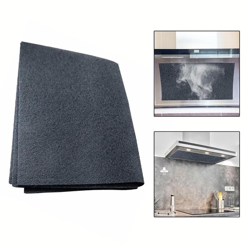 Carbon Range Hood Filter 57X47cm Range Hood Activated Carbon Filter Cotton Auitable For All Range Hoods Home Appliance Accessory
