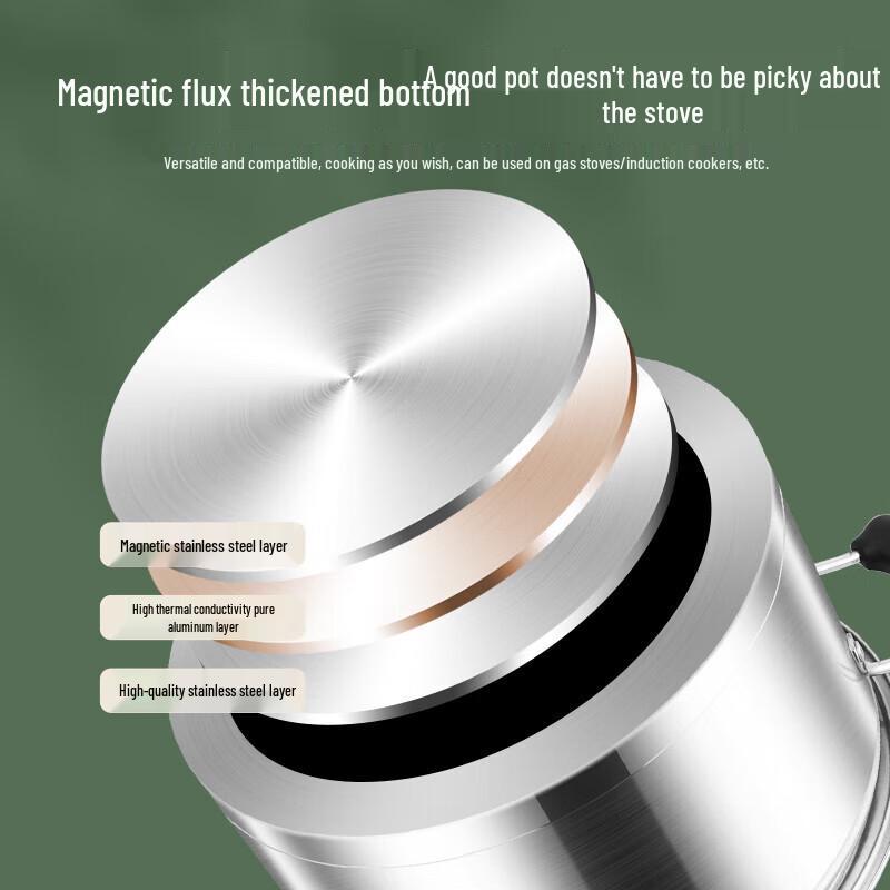 Berniece 26cm 3-Layer Stainless Steel Steamer