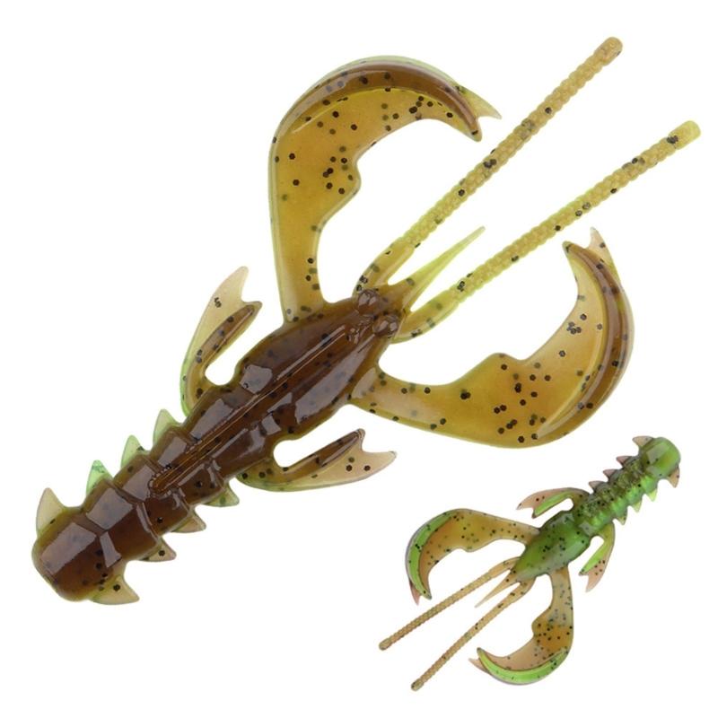 10Pcs/pack Simulation Prawns Shrimp Fishing Tackle Lures Baits Soft Crawfish Soft Shrimp Lures Baits Soft Lures Worms