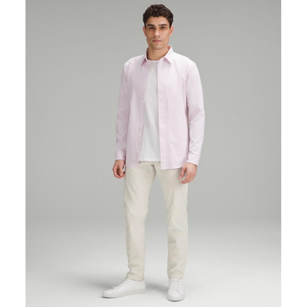 Lululemon Abc Slim Fit Trouser 34l  Smooth Twill Bone