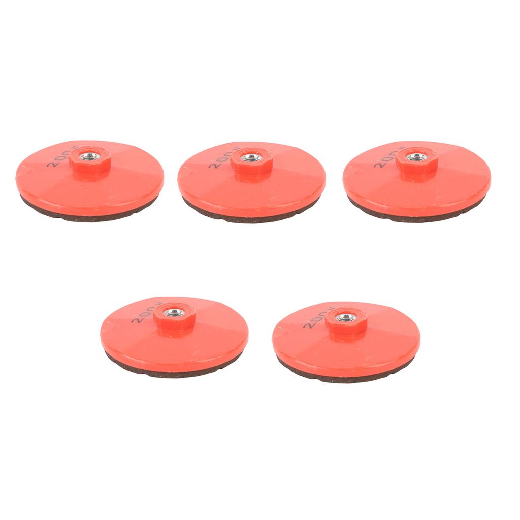 5 Pcs Angle Grinder Grinding Wheel 200 Grit M10 Spiral Interface 100 Angle Grinder Polishing Disc for Metal Stone