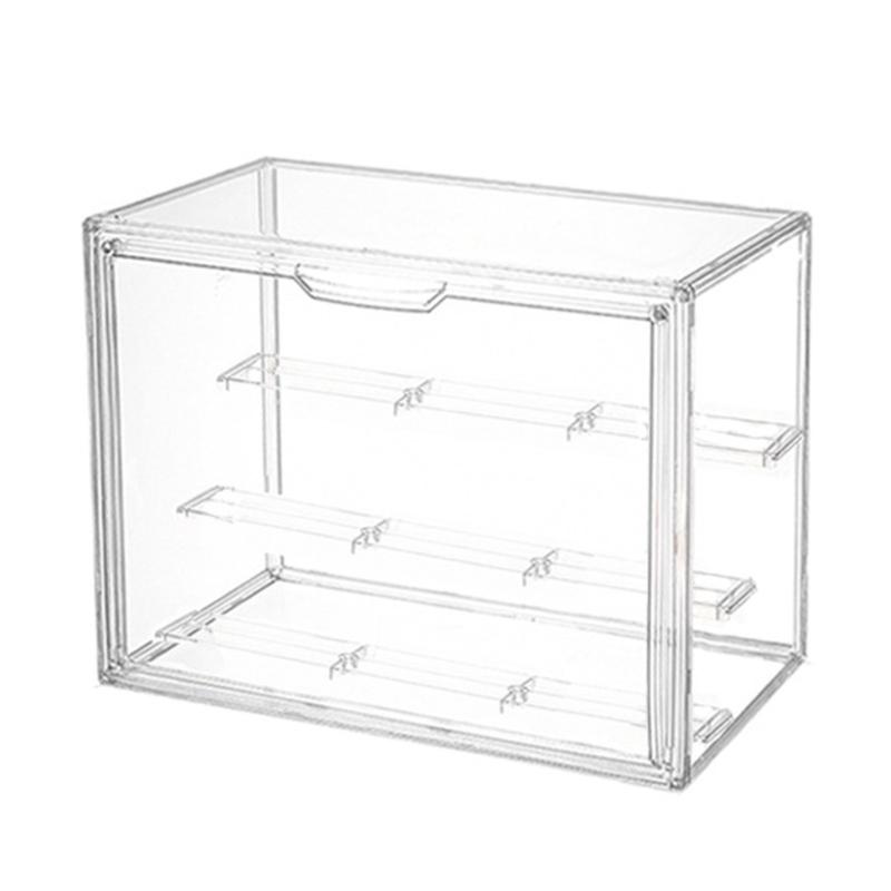 Clear Toy Organizers Showcases Box Dustproof Spacious Interior for Model Collections Home Decoration Display Shelf