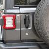 ABS obudowa klamki samochodowej naklejka zewnętrzna dekoracja miski pokrywa dla Jeep Wrangler JL 2018 Up wersja 4-drzwiowa akcesoria zewnętrzne