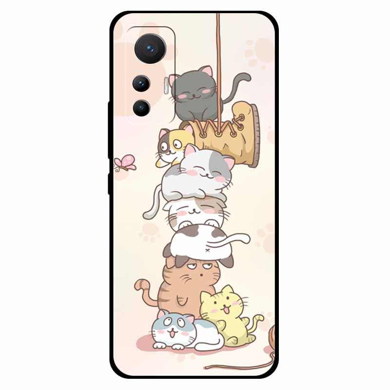 For Xiaomi 12 Lite Case Soft Silicone TPU Space Protective Back Cover For Xiaomi Mi 12 Lite Cases 12lite Printed Marble Shells