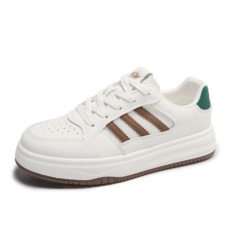 Summer New Breathable Little White Shoes Thick-soled Versatile Muffin Shoes Versatile Sports Board Shoes Women