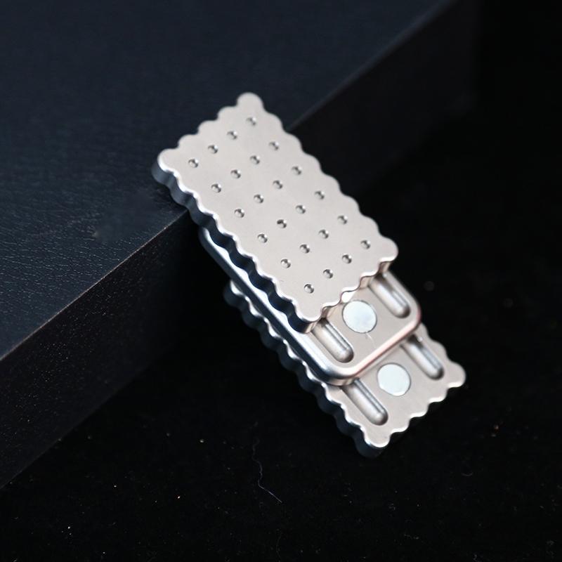 Fidget Slider Magnetic Push Slider Fidget Slider EDC Metal Stress Reliever Toys Fidget Toys Children Adult Gifts