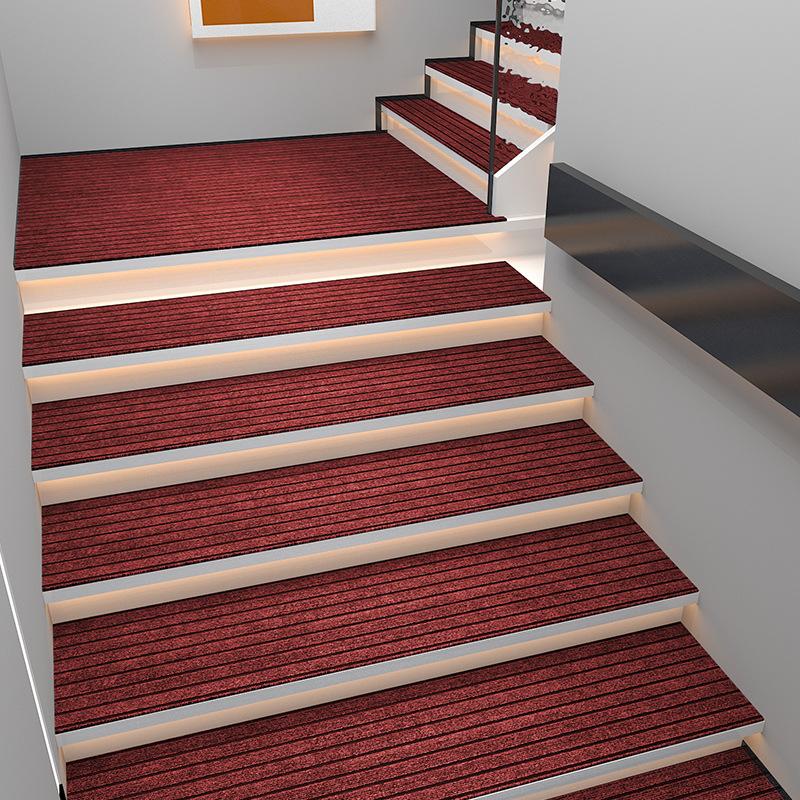 

Килимок для сходинок Домашній Дворівневий Нековзкий Килимок Звукоізоляційний Обертовий Східчастий Килим Повний Сходинок Килимок для Підлоги 20x76cm