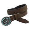 Retro Style PU Leather Waist Belt With Unique Embossing Artwork Perfect For Bohemian And Cowboy Outfits
