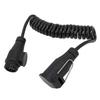 13Pin to 13Pin Trailer Wiring Connector 13 Way Round Extension Plug Adapter for Trailer RV Caravan Boat