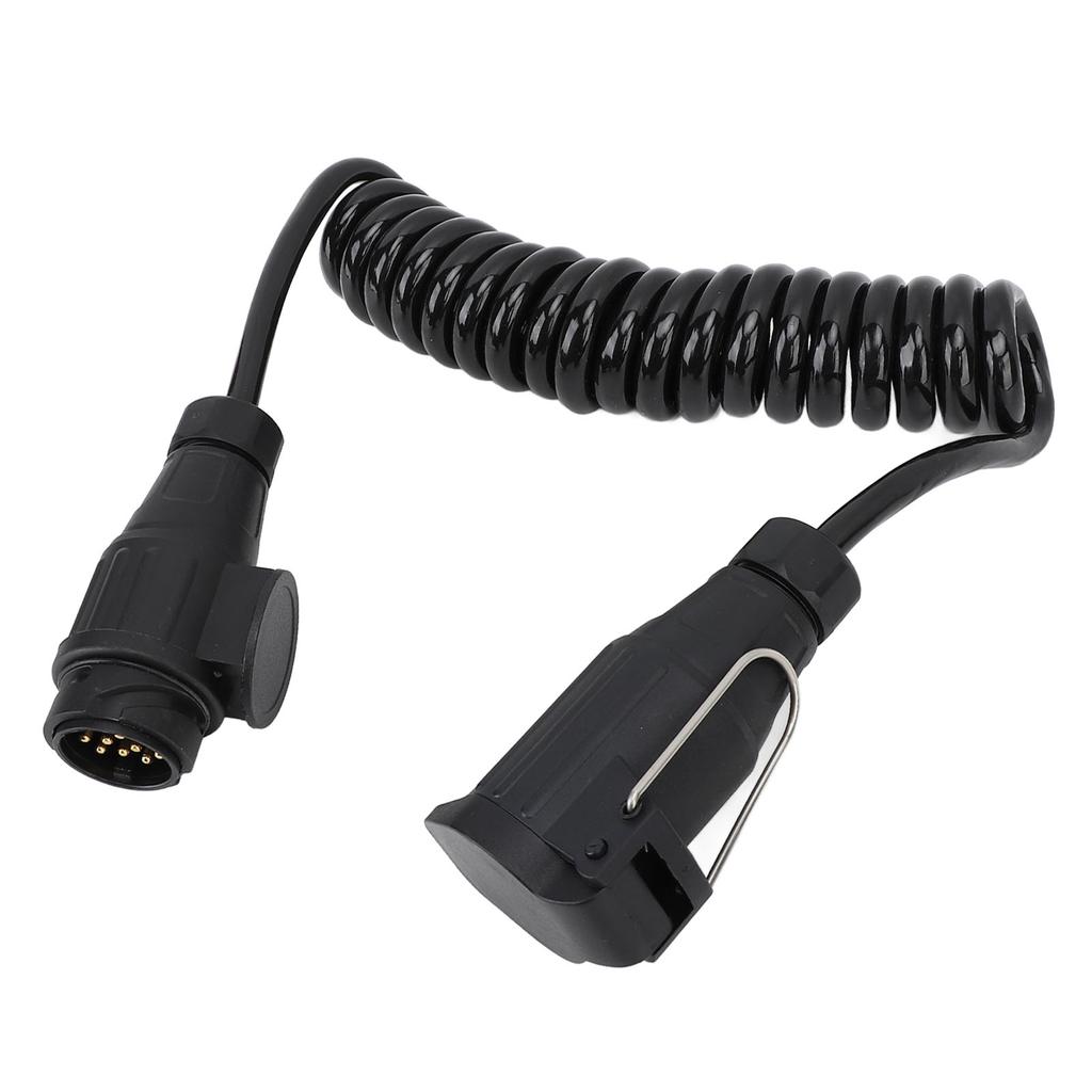 13Pin to 13Pin Trailer Wiring Connector 13 Way Round Extension Plug Adapter for Trailer RV Caravan Boat