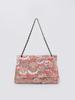 Embroidery sequined shoulder bag summer new niche woven straw bag high-end large-capacity armpit bag