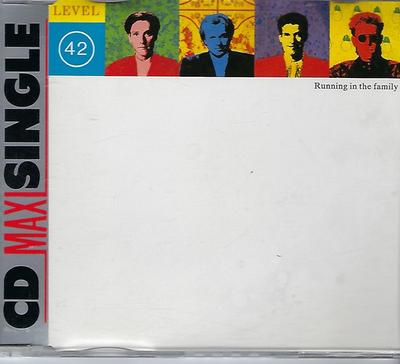 CD LEVEL 42 - Running In the Family (Single-CD)  8855182 Polydor 1987 Germany Soul/Funk Used