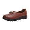 Mom Shoes Spring and Summer New Leather Shoes Soft Sole Soft Surface Non-slip Middle-aged and Elderly Women's Single Shoes Comfortable Work E