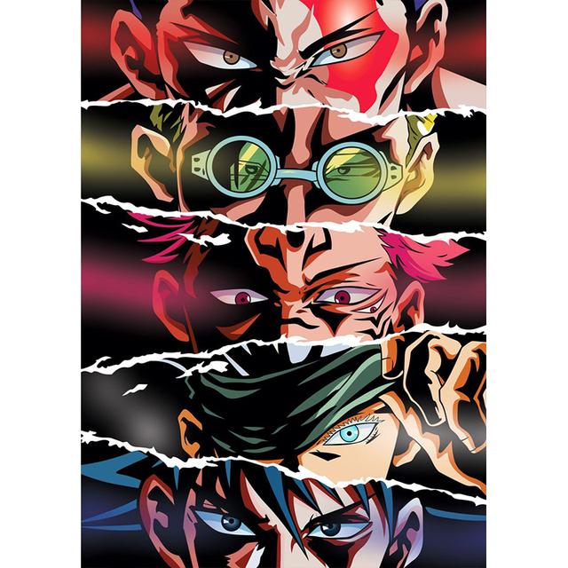 

Японское аниме «Убийца демонов», цельный постер, персонаж, глаз, холст, картина, настенные художественные принты, украшение для спальни, домашний декор, изображение 21cm×30cm NoFrame