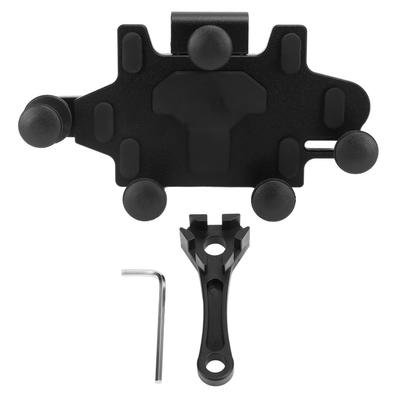 Suport telefon motocicletă, amortizor de șocuri, unghi reglabil, din aliaj de aluminiu, tip cap sferic, motocicletă