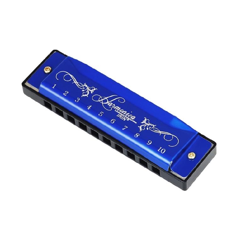 Blues Harps Mouth Organ 10 Holes 20 Tones Harmonica for Beginners, Professionals